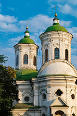 Pokrovska church is an Orthodox stone Church and a monument of architecture, located in Podil. Historical center of Kyiv, Ukraine