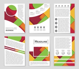 Abstract vector layout background set. For art template design, list, front page, mockup brochure theme style, banner, idea, cover, booklet, print, flyer, book, blank, card, ad, sign, sheet,, a4