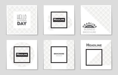 Abstract vector layout background set. For art template design, list, front page, mockup brochure theme style, banner, idea, cover, booklet, print, flyer, book, blank, card, ad, sign, sheet,, a4