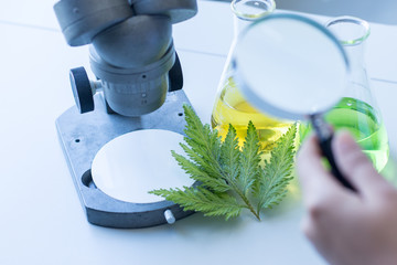 Background of Microscopic and Equipments of experiment chemical and biology in Lab.