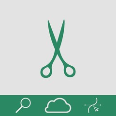 scissors icon stock vector illustration flat design