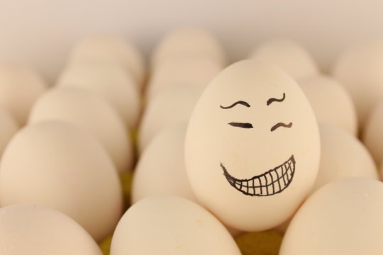 france flag on egg