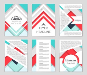 Abstract vector layout background set. For art template design, list, front page, mockup brochure theme style, banner, idea, cover, booklet, print, flyer, book, blank, card, ad, sign, sheet,, a4