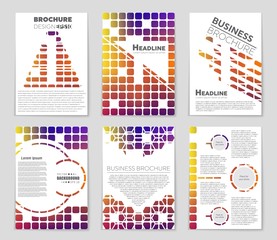 Abstract vector layout background set. For art template design, list, page, mockup brochure theme style, banner, idea, cover, booklet, print, flyer, book, blank, card, ad, sign, sheet,, a4