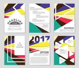 Abstract vector layout background set. For art template design, list, front page, mockup brochure theme style, banner, idea, cover, booklet, print, flyer, book, blank, card, ad, sign, sheet,, a4