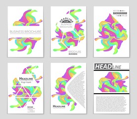 Abstract vector layout background set. For art template design, list, front page, mockup brochure theme style, banner, idea, cover, booklet, print, flyer, book, blank, card, ad, sign, sheet,, a4.