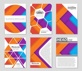 Abstract vector layout background set. For art template design, list, front page, mockup brochure theme style, banner, idea, cover, booklet, print, flyer, book, blank, card, ad, sign, sheet,, a4