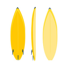Surfboard set vector