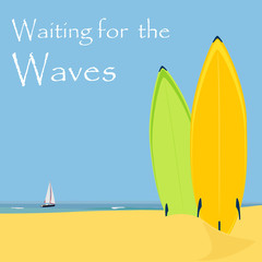 Summer holidays card