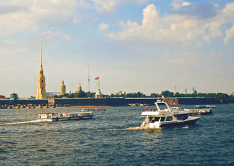 The Peter and Paul Fortress, St.Petersburg, Russia - June 2016