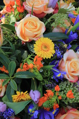 Colorful wedding flowers