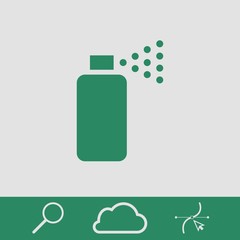 spray icon stock vector illustration flat design