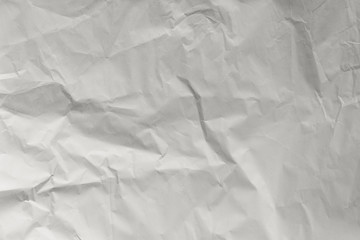 White crumpled paper for background image