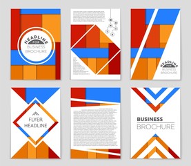 Abstract vector layout background set. For art template design, list, front page, mockup brochure theme style, banner, idea, cover, booklet, print, flyer, book, blank, card, ad, sign, sheet,, a4