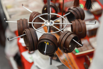 Leather handmade souvenir bracelets