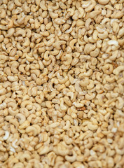 Healthy food. Cashew nuts as food background
