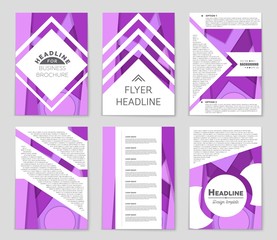 Abstract vector layout background set. For art template design, list, front page, mockup brochure theme style, banner, idea, cover, booklet, print, flyer, book, blank, card, ad, sign, sheet,, a4