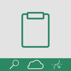 checklist  icon stock vector illustration flat design