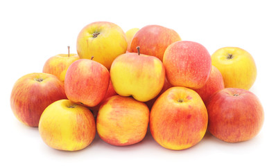 Pink apples.