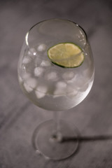 Gin and Tonic with lime
