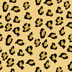 leopard pattern seamless vector