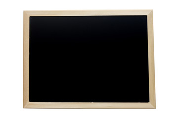 Chalk rubbed out on blackboard