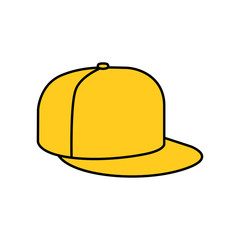 Yellow Rap cap icon