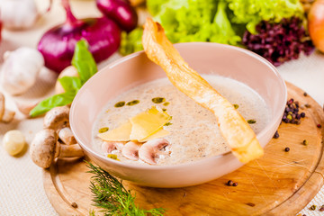 Mushroom cream soup