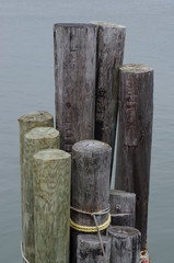Naklejka premium Pilings