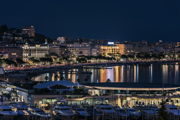 Cannes by night