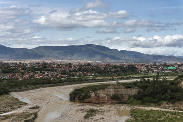 Fototapeta na wymiar Bolivian city of Tarija