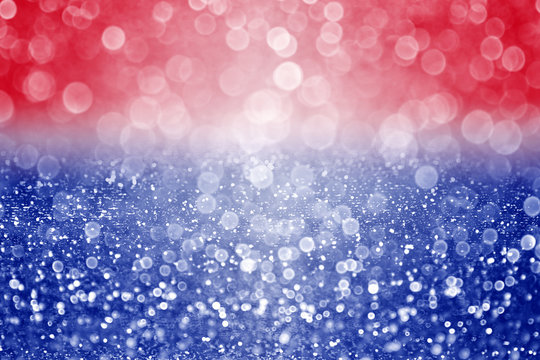 Abstract Patriotic Red White and Blue Background