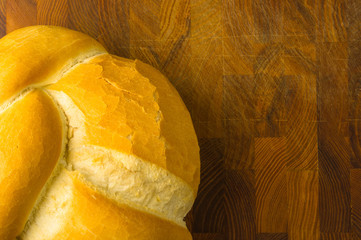 loaf of white wheat bread