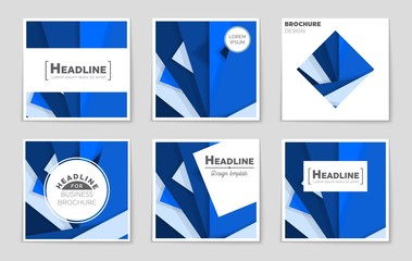 Abstract vector layout background set. For art template design, list, front page, mockup brochure theme style, banner, idea, cover, booklet, print, flyer, book, blank, card, ad, sign, sheet,, a4