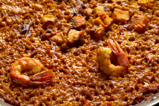 Seafood Paella senyoret rice from Spain