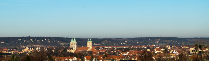 Fototapeta na wymiar Naumburg Panorama