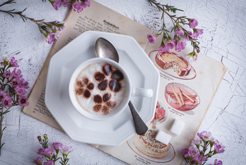 Kaffee mit Milchschaum