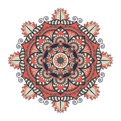 Flower Mandalas. Vintage decorative elements. Oriental pattern, vector illustration. Islam, Arabic, Indian, turkish, pakistan, chinese, ottoman motifs