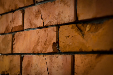 Ściana z cegły