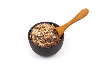 Healthy oat granola muesli cereals