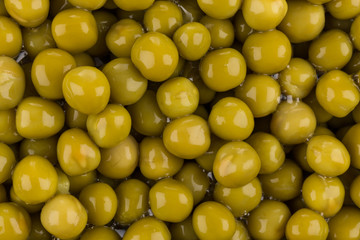 Marinated green peas