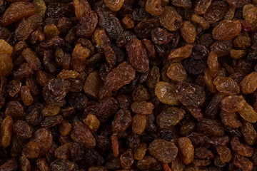 Sweet raisins background