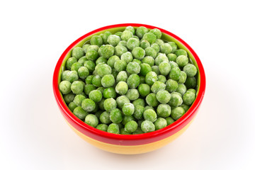 Green frozen peas