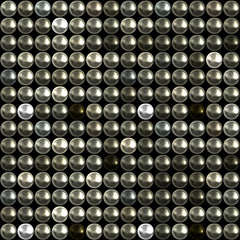 Decorative seamless metal background