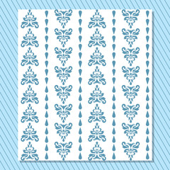 Seamless vintage background Vector background for textile design.