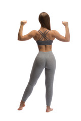 Woman practicing yoga