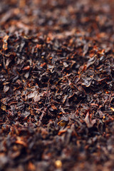 Black tea background