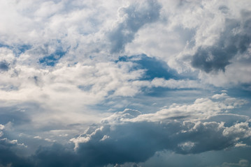 Blue sky with clouds