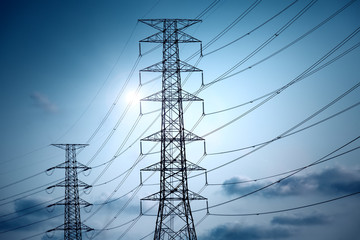 High voltage post or High voltage tower
