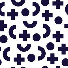Seamless pattern in 90 80 style